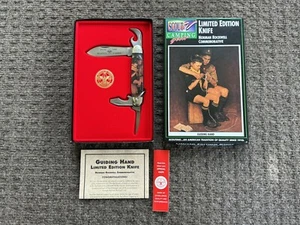 BSA Pfadfinder Camillus Limited Edition Norman Rockwell Messer "Führhand" - Bild 1 von 3