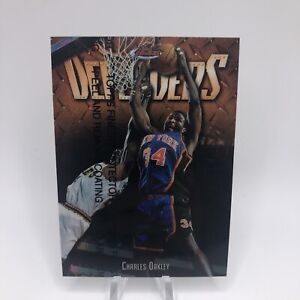Charles Oakley 1997-98 Topps Finest Defenders Refractor With Coating 