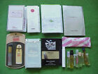 Lot - 17 VTG Designer Perfume Samples Rare Hermes/Dior/Chanel/Kenzo/Mizrahi/Joop
