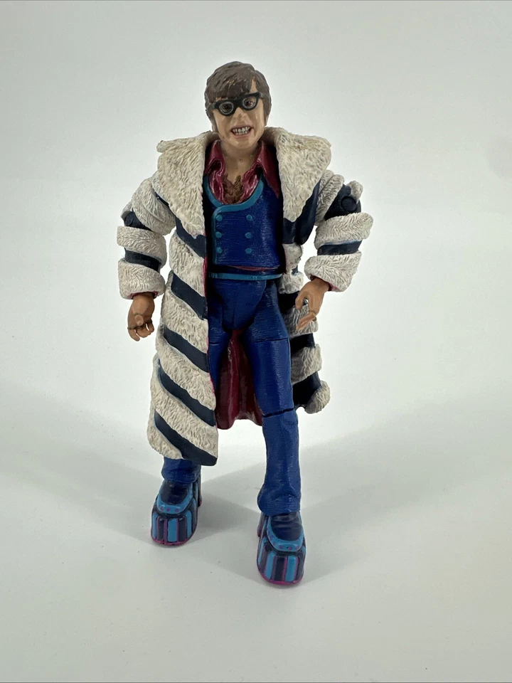 Figura de acción Mezco Austin Powers Goldmember años 70 vintage 2002 coleccionable Foto 1 de 4