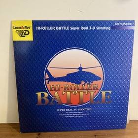 Pioneer LaserActive Hi-Roller Battle Vintage Mega LD Sega Laserdisc Game 1993
