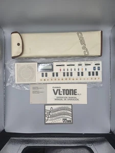 Vintage Casio VL-Tone VL-1 Vintage Electronic Piano Keyboard & Case + Manual - Bild 1 von 16