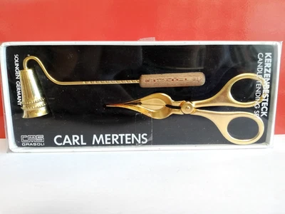 Carl Mertens Vintage Candle Tending Set. Solingen, Germany - Image 1 of 4