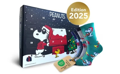 Peanuts Socken Adventskalender NEUES MODELL 2025 TOP!! - Bild 1 von 4