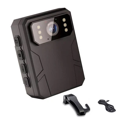 4K HD Law Enforcement Cam Body Camera Recorder w/ Audio Night Vision Record - Image 1 of 4