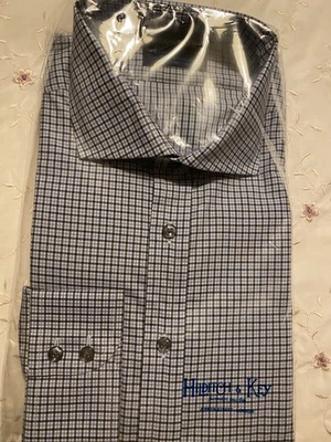 Camicia uomo Hilditch & Key taglia 17 nuova con etichetta - Immagine 1 di 4