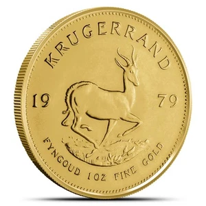 1979 1 oz South African Gold Krugerrand Coin - Picture 1 of 2