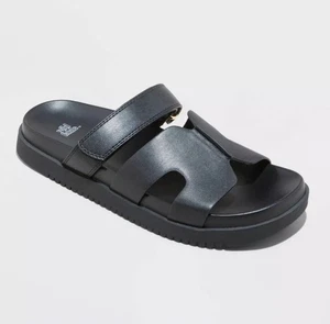 Sandalias Wild Fable Hayley para mujer talla 8,5 negras nuevas en caja - Imagen 1 de 6