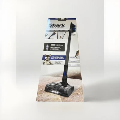 Shark Cordless Pet Stick Vacuum Cleaner Blue Iris Brushless LED Lights IX141 New - Image 1 of 4