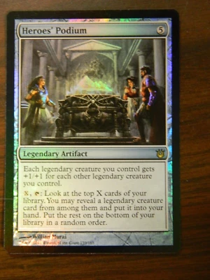 MTG FOIL Born Of The Gods Rare Heroes Podium Excellent - NM - Image 1 of 2
