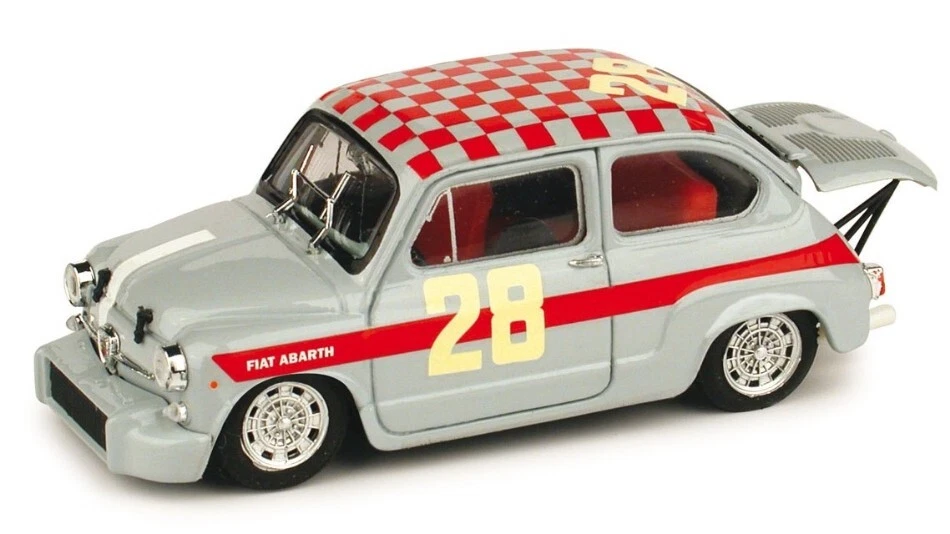 Brumm FIAT ABARTH 1000 N.28 3rd 4H MONZA 1966 K.STEINMETZ 1:43 - Immagine 1 di 1