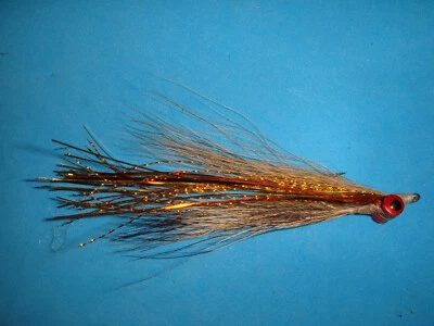 FLY FISHING FLIES - Natural CLOUSER DEEP FOXY MINNOW size #6 (6 pcs.) - Image 1 of 4