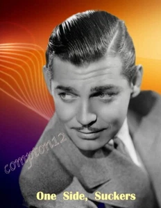 Estampado artístico enmarcable One Side, Suckers (Clark Gable-1941 Honky Tonk) 8,5"" x 11 - Imagen 1 de 1