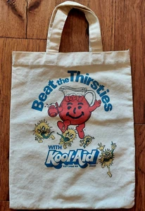 Vintage Kool-Aid "Beat the Thirsties" Canvas Tragetasche - 12 x 15 Zoll - Bild 1 von 5