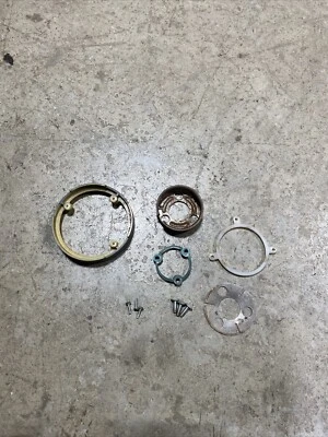 Jeep Cherokee XJ Comanche MJ Wrangler YJ 84-94 bocina botón herrajes gris (B91) Foto 1 de 4