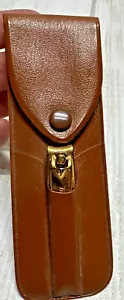 Vintage USA goldfarbene Nagelknipser Schildkröte Haarkamm im Etui Etui - Bild 1 von 7