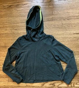 Under Armour Women’s Lightweight Cropped Hoodie Loose Green M - Picture 1 of 4