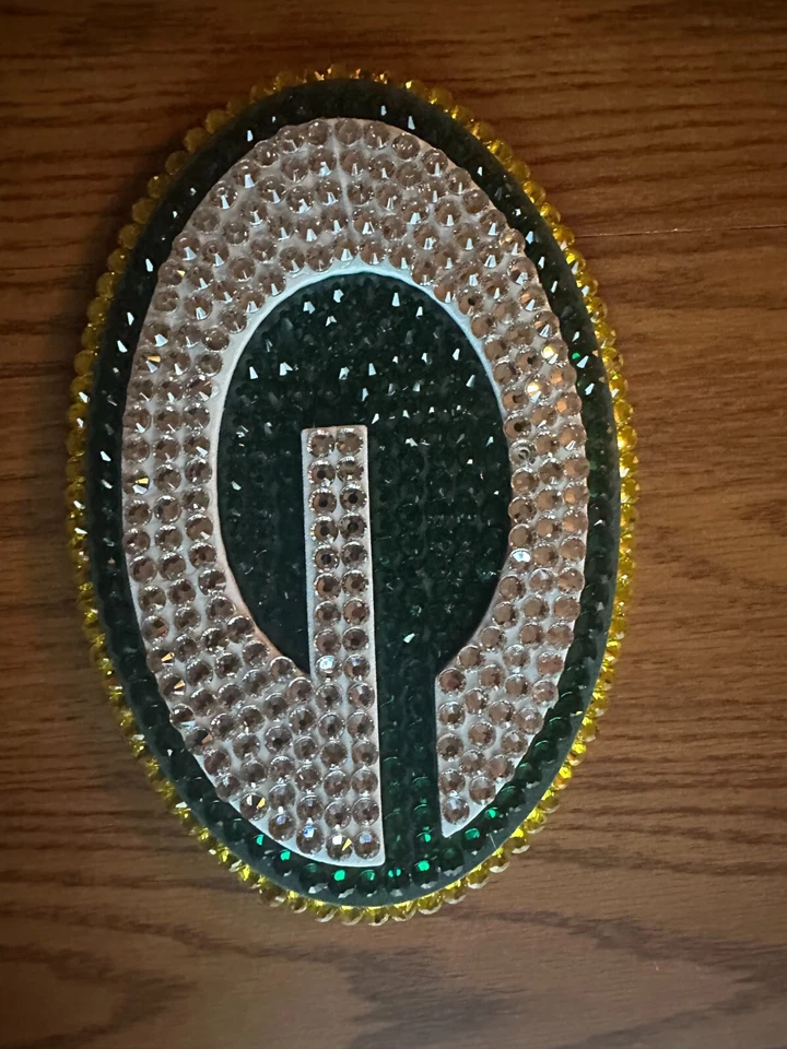 New Green Bay Packers WinCraft Big Logo Magnet Crystal Rhinestone - Image 1 of 2