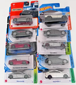 Hot wheels Tesla Roadster Starman Collectable Boxed SEXY Cybertruck Elon Musk - Picture 1 of 5