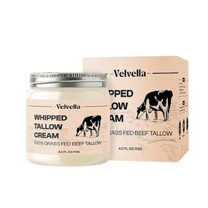 100% Natural Beef Tallow & Olive Oil Cream - Deep Hydration for All Skin Types - Picture 1 of 8