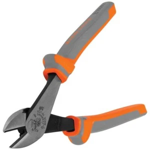Klein Tool Insulated High Leverage 8" Diagonal Cutting Pliers - Picture 1 of 4