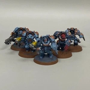 5 WOLF GUARD TERMINATORS WARHAMMER 40K SPACE WOLVES MARINES GAMES WORKSHOP - Picture 1 of 5