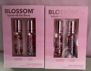 Blossom Roll-on Lucidalabbra Fiore Infuso Fragola Shortcake Zucchero Biscotto (2) - Foto 1 di 4