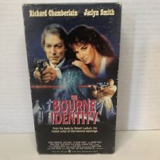 The Bourne Identity 1993 VHS - 2 Tape BOX SET - Richard Chamberlain Jaclyn Smith