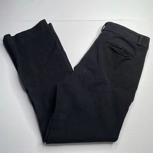 Sportscraft Bootcut Canvas Chino Pants Womens Size 10 Waist Black Casual Style - Picture 1 of 13