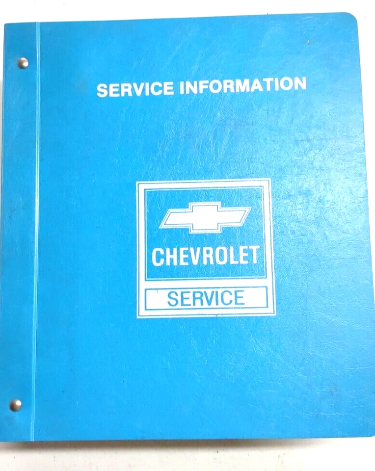 Chevrolet Caprice Impala Mote Carlo El Comino 1985 manual de taller de fábrica SKU13 Foto 1 de 1