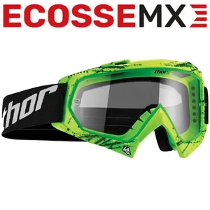 Nuovo Thor Verde Enemy Bambini Ragazzi Occhiali Lente Trasparente Motocross Atv - Imagen 1 de 2