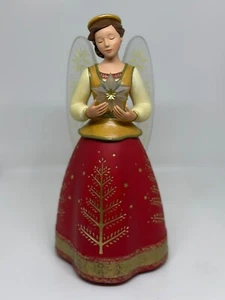 2007 Hallmark Joy to the World Christmas Tree Topper Angel Holding Star READ - Picture 1 of 10