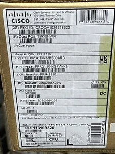 Cisco FPR2110-NGFW-K9 Firepower 2110 NGFW Appliance - Picture 1 of 2