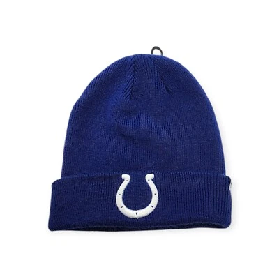 Auténtico gorro Indianapolis Colts básico tejido azul con puños elevados '47 Foto 1 de 4