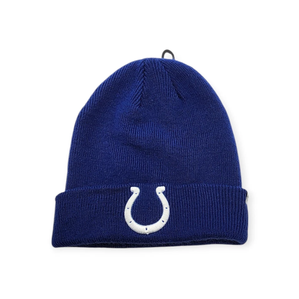Indianapolis Colts Logo Knit Cuffed Beanie NFL Licensed Adult Winter Hat
