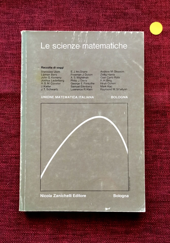 LE SCIENZE MATEMATICHE raccolta di saggi Unione Matematica Italiana Zanichelli - Immagine 1 di 1