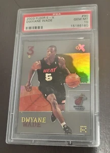 2003 Fleer E-X Dwyane Wade RC ROOKIE PSA 10 - Miami Heat HOFer 🏀🔥 - Picture 1 of 1