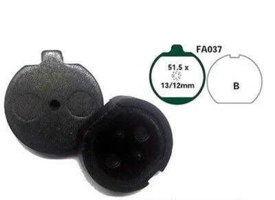 Brake Pads EBC FA037 for Kawasaki Z 650 C KZ650C Z 750 B KZ750B - Image 1 of 2