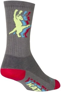 SockGuy, Men's Crew Cuff Socks - Large/X-Large, Kat-Fu - Picture 1 of 1