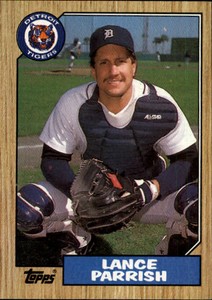 1987 Topps Baseball Card #791 Lance Parrish