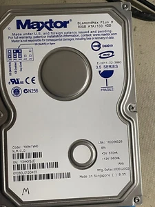 Maxtor Diamond Max Plus  80gb  IDE ATA/133 Model (6Y080L0130403) - Picture 1 of 4