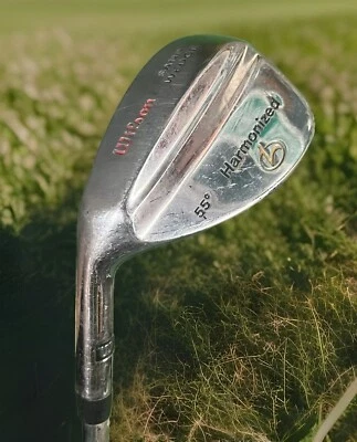 Left Handed Wilson Harmonized Sand-Wedge 55° Steel Shaft 35” - Image 1 of 4