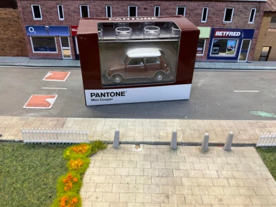 1/50 Mini Cooper Pantone Dark Brown Tiny City/ Tiny Diecast - Image 1 of 4
