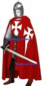 Manteau et cape tunique médiévale chevaliers teutoniques - Cape & Tabard GN... - Picture 1 of 4