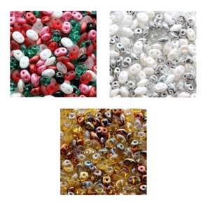 Cuentas prensadas Matubo Superduo™ 2,5x5 mm vidrio checo tubo de 22,5 g varios colores - Imagen 1 de 4