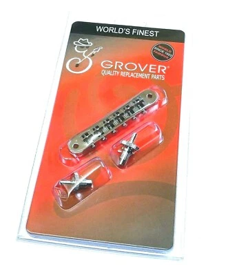 Grover Chrome Nashville Tune-O-Matic Bridge for USA Gibson Les Paul/SG® 520C - Image 1 of 3
