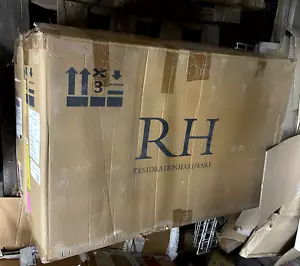 Restoration Hardware Clear Tempered Glass *Only* set (2pcs) for Milo Bar Cart - Picture 1 of 11