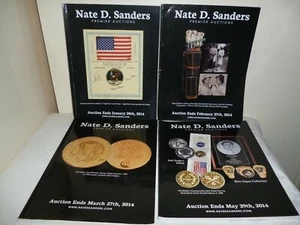 4 x Nate D Sanders Auction Catalogues Jan Feb Mar May 2014 - Picture 1 of 1