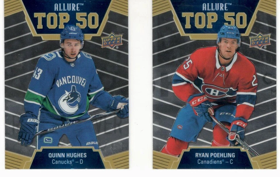 2019-20 UD UPPER DECK ALLURE TOP 50 YOU PICK FREE COMBINED SHIPPING - Image 1 of 1