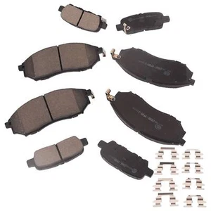 Front Rear Ceramic Brake Pad Kit For Infiniti G37 G35 EX35 FX35 M35 M37 M45 Q70 - Picture 1 of 7